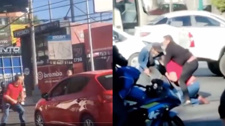 ¡Quiere otro ojo morado! Alfredo Adame es captado peleando en la calle... Otra vez | VIDEO