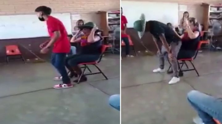 Maestra "perrea" con sus alumnos de Prepa de Coahuila y provoca su suspensión | VIDEO