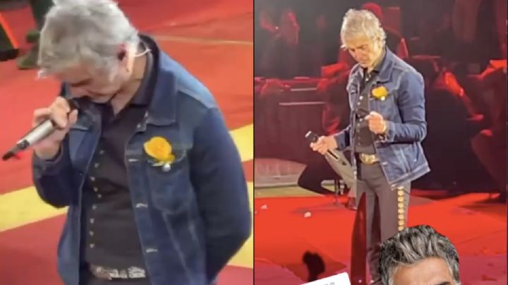 ¡No podía ni cantar! Alejandro Fernández se pasa de copas en un palenque en Guanajuato | VIDEO