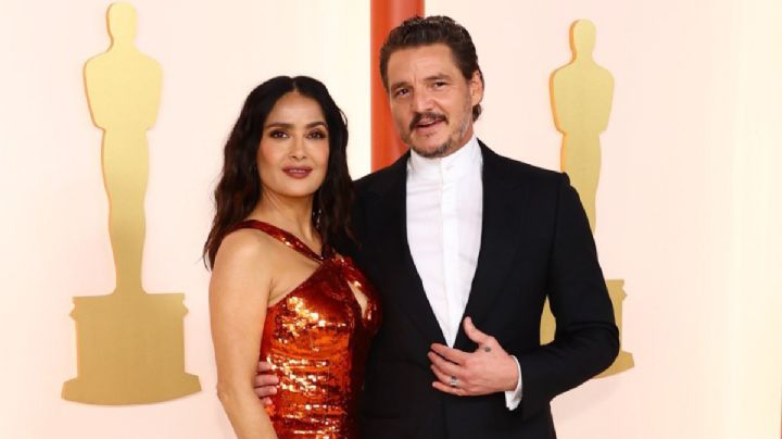 Oscars 2023: Pedro Pascal y Salma Hayek encienden redes sociales al posar juntos en la alfombra