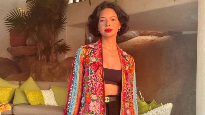 El colorido look con toques mexicanos de Ángela Aguilar ideal para lucir elegante en la playa | FOTO