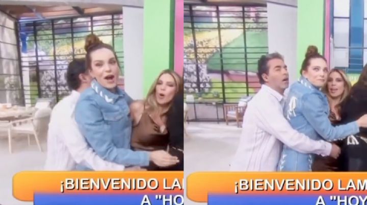 ¿Fue acoso? Tania Rincón vive incómodo momento junto a Raúl Araiza en "Hoy" | VIDEO