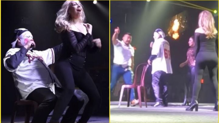 ¡Amiga date cuenta! Mujer es avergonzada por novio celoso en show de payaso Brincos Dieras