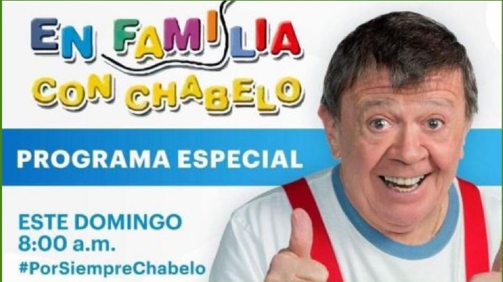 "En familia con Chabelo" regresa a la TV este domingo 26 de marzo