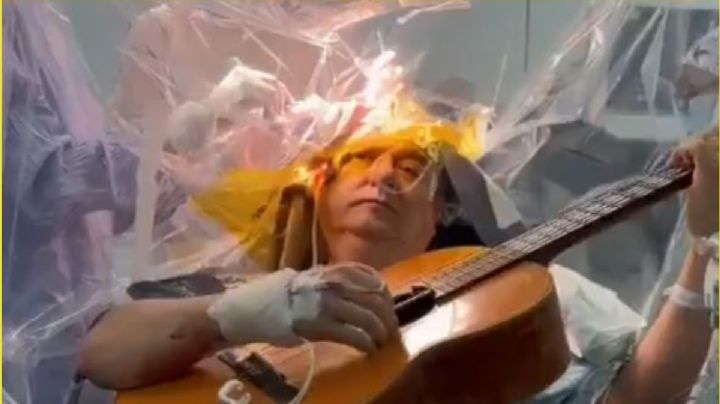 VIDEO | Profesor de música toca su guitarra mientras es operado del cerebro por médicos del ISSSTE