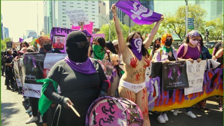 8M | 90 mil personas llenan el Zócalo en la CDMX por Día Internacional de la Mujer