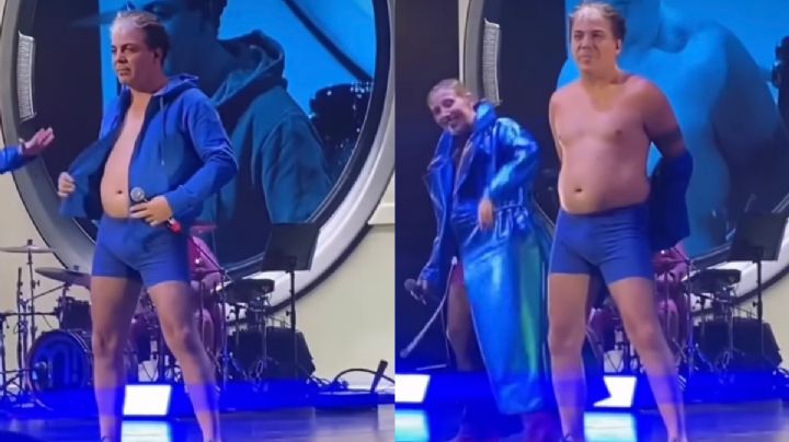 Cristian Castro opacó a Miranda! al bailar sin camisa en su concierto | VIDEO