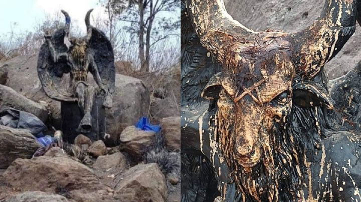 Macabro: Encuentran altar satánico y restos de animales muertos en Sierra de Guadalupe, Tultitlán