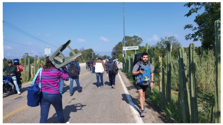 Aeropuerto de OAXACA cerrado por bloqueo de maestros hoy 16 de mayo; ¿qué pasará con mi vuelo?