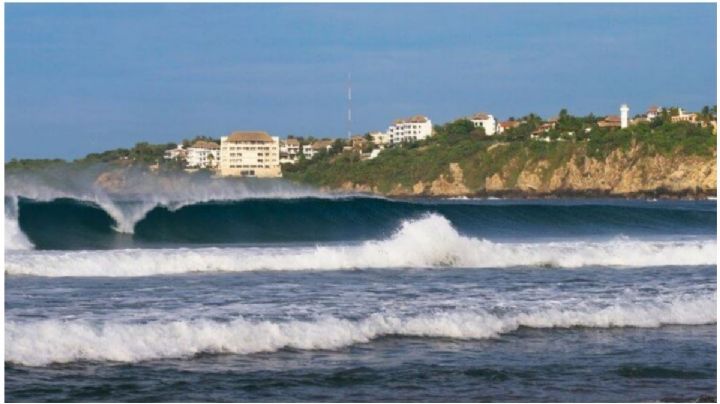 Cierran playa de Puerto Escondido OAXACA por mar de fondo: ¿Qué es y por qué no debes meterte a nadar