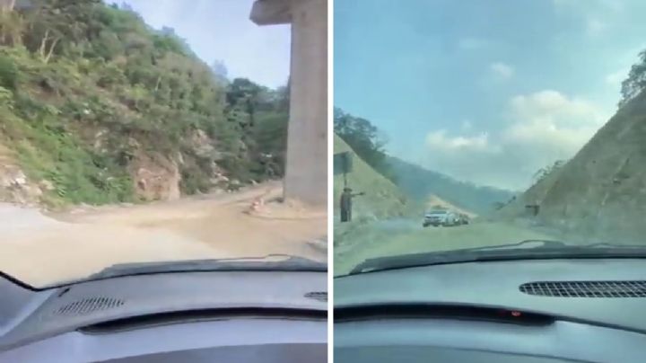 Conductores "inauguran" autopista Oaxaca-Puerto Escondido sin estar terminada | VIDEO