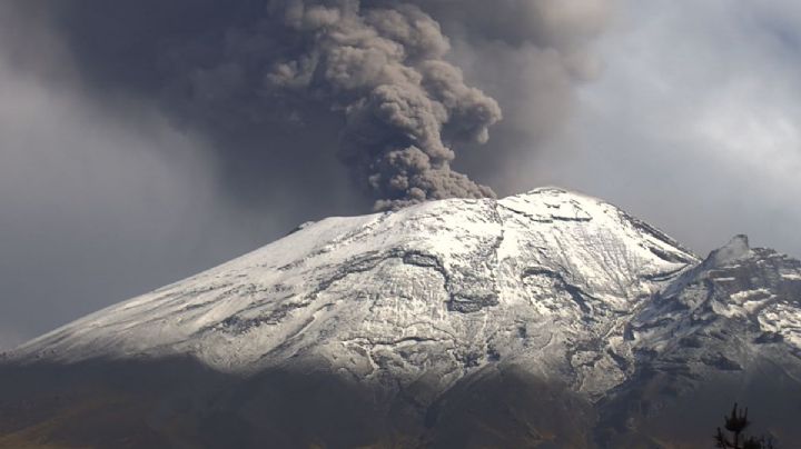 ¿Cuál es la distancia entre el Volcán Popocatépetl y OAXACA?