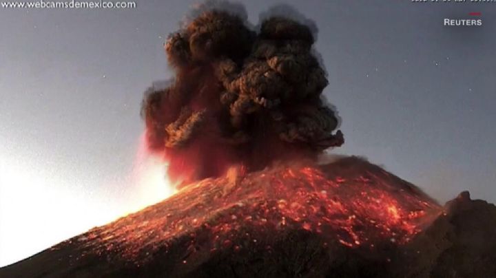 ¿Popocatépetl pasa a Rojo Fase 1? Mexicanos cunden en pánico por intensa lluvia de ceniza volcánica