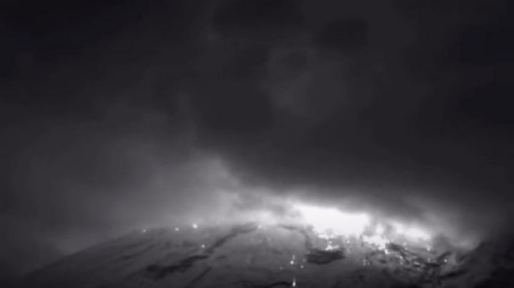 ¿Una calavera? Cráneo emerge del Volcán Popocatépetl tras erupción de lava y ceniza | Video