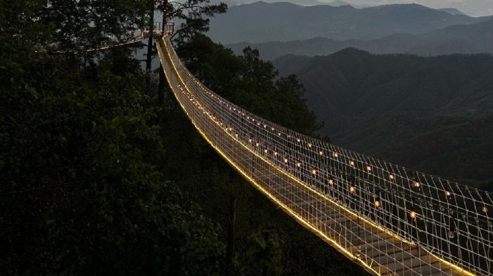 Puente colgante iluminado en OAXACA: Dónde está, cómo llegar y cuánto cuesta la entrada