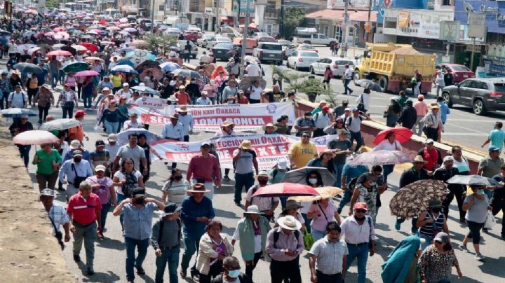 Sección 22 de la CNTE amaga con paro de 72 horas en escuelas de OAXACA y bloqueo a la Guelaguetza