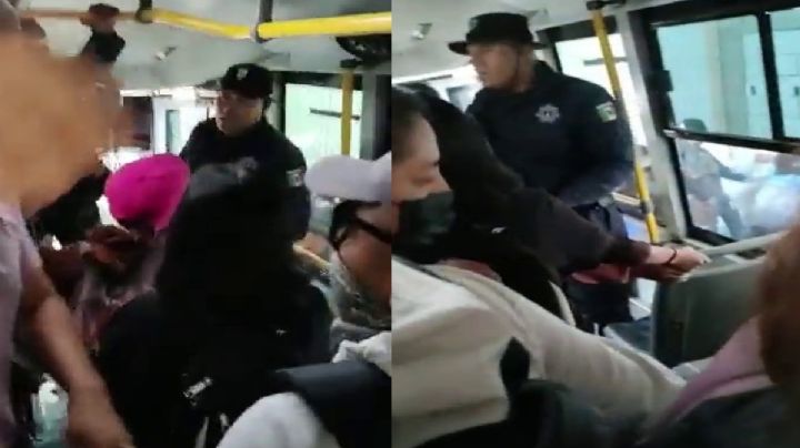 OAXACA | Captan en VIDEO a policía que disparó para desalojar a normalistas de autobús