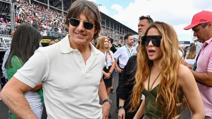 Shakira se roba el GP de Miami al ser captada en VIDEO junto a Tom Cruise