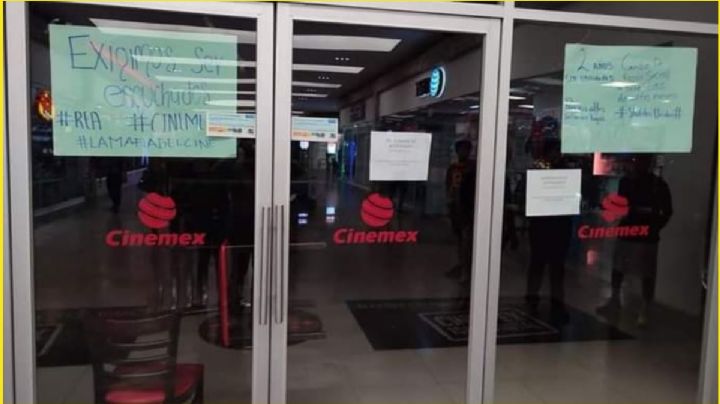 Cinemex despide a empleados de OAXACA por exigir pagos de utilidades que les debían hace dos años