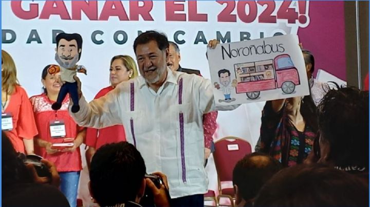 Elecciones 2024: Noroña se registra para contender por el PT y anuncia gira a bordo del “Noroñabus”