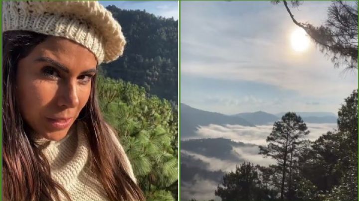 Paola Rojas enamora con gorrito y gabán en plena ola de calor en San José del Pacífico