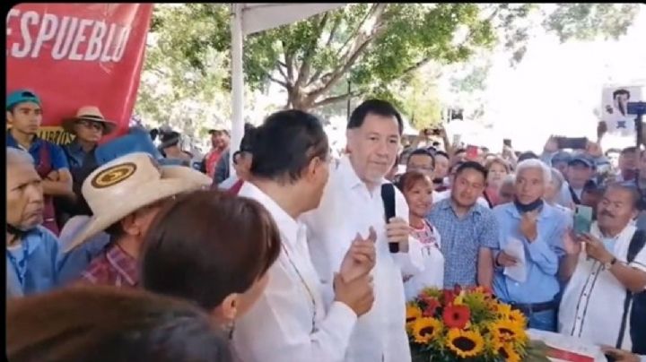 ¡Anda norteado! Noroña confunde Oaxaca con Puebla e inicia con el pie izquierdo su campaña | VIDEO