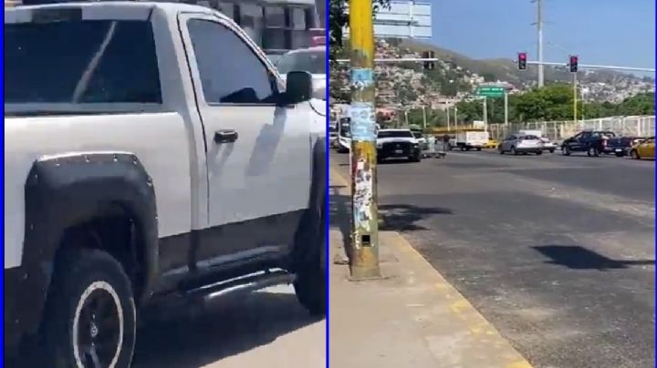 Buscan a conductor de camioneta que arrolló a motociclista y trató de rematarlo en OAXACA | VIDEO