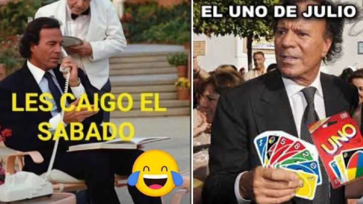 Julio Iglesias protagoniza los MEMES de bienvenido julio 2023; ¡otra vez!