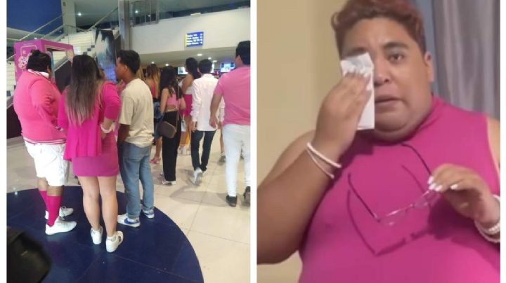 Joven llora al ser bulleado por acudir a ver Barbie vestido de rosa