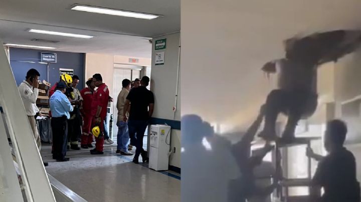 De terror: Elevador de IMSS en Guadalajara se atora y 8 personas quedan atrapadas | VIDEO