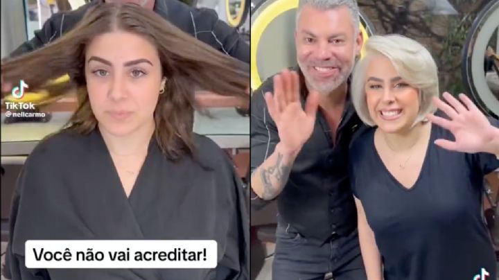 'Salió de 50 años': El cambio de look que se está viralizando por sumarle edad a joven | VIDEO