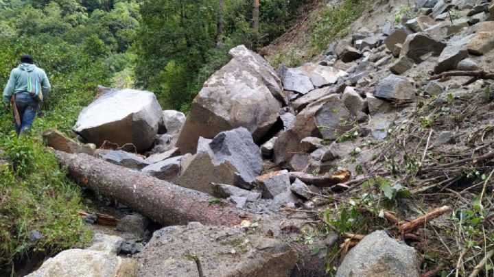 Reportan casi una veintena de localidades afectadas por las lluvias en Oaxaca