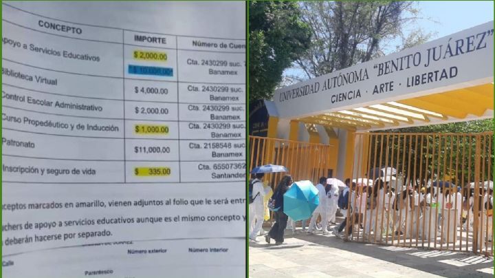 Denuncian cobros excesivos a nuevos alumnos de la UABJO; ¡4 mil pesos por una biblioteca virtual!