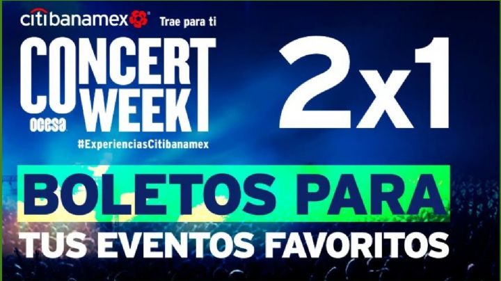 Ticketmaster pone a la venta conciertos al 2x1 este día ¿Cuáles son y en dónde comprarlos?