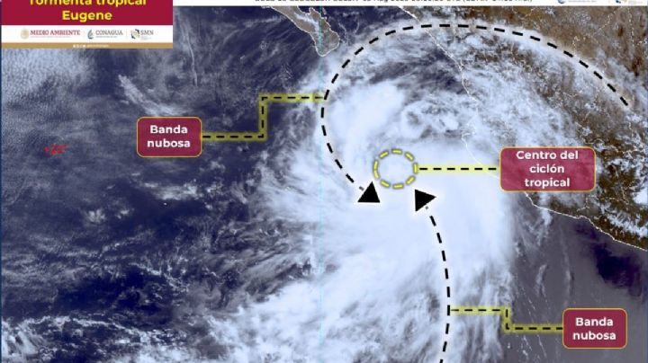 Tormenta Tropical Eugene: Trayectoria y estados que deben extremar precauciones por fuertes lluvias