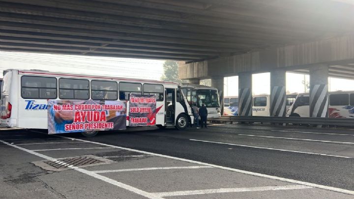 Bloqueo de transportistas en autopista México-Pachuca hoy 1 de septiembre en vivo