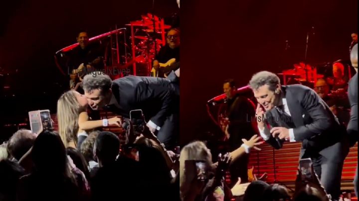 ¡También lo aman! Luis Miguel se hace viral por jugar con dos niños en su concierto