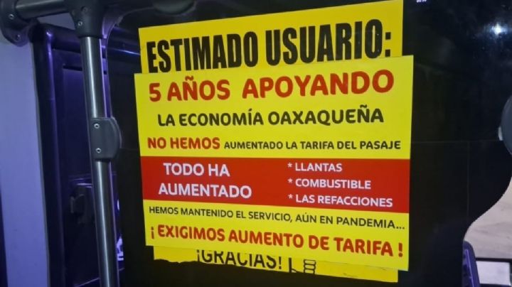 Aumento del pasaje en Oaxaca: ¿subirá el costo de 8 a 10 pesos? Esto sabemos