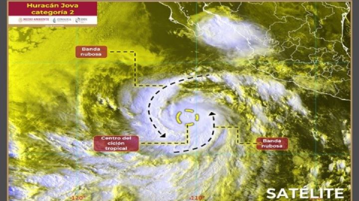 ¿Huracán Jova afectará las costas de OAXACA? Sigue su trayectoria por México en vivo