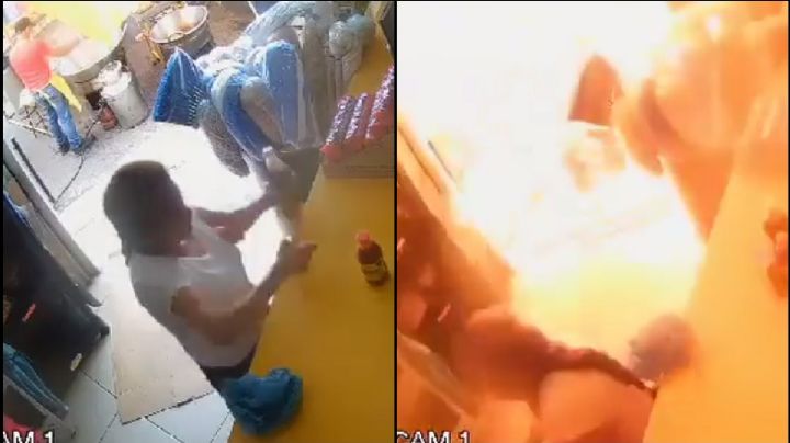 Explota tanque de gas en un tianguis de Morelia y se desata el infierno; hay 10 lesionados | VIDEO