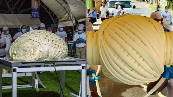 Oaxaca peleará a Chiapas el Récord Guinnes por el quesillo más grande del mundo