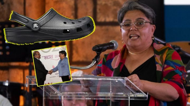 ¿Cuánto cuestan los Crocs que usó Raquel Buenrostro en la cumbre del G20?