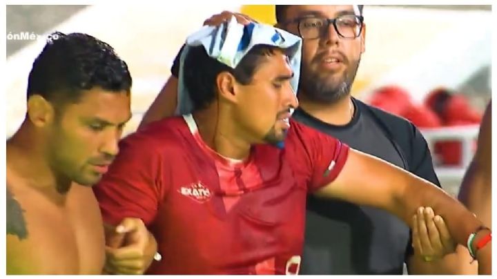 VIDEO | Pato Araujo se parte la cabeza y deja el Exatlón México en ambulancia