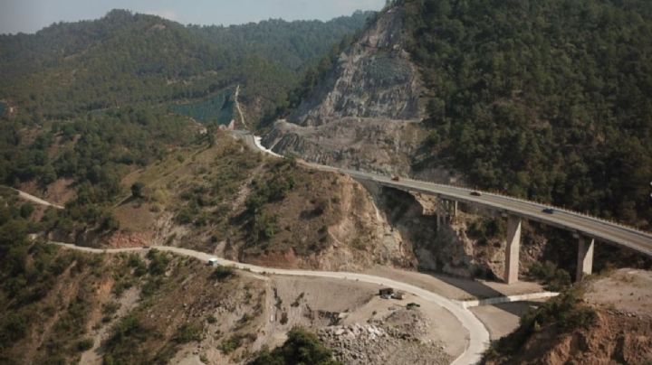 MAPA de la autopista Mitla-Tehuantepec punto de ingreso hacia el Tren Interoceánico y MAYA