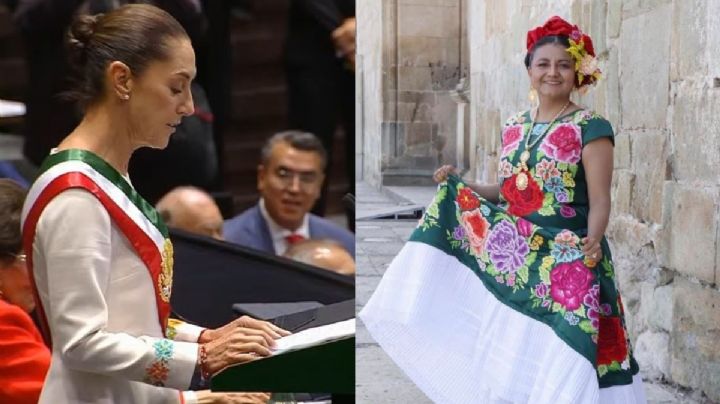 ¿Quién es Claudia Vázquez Aquino? diseñadora oaxaqueña del vestido de la presidenta Claudia Sheinbaum