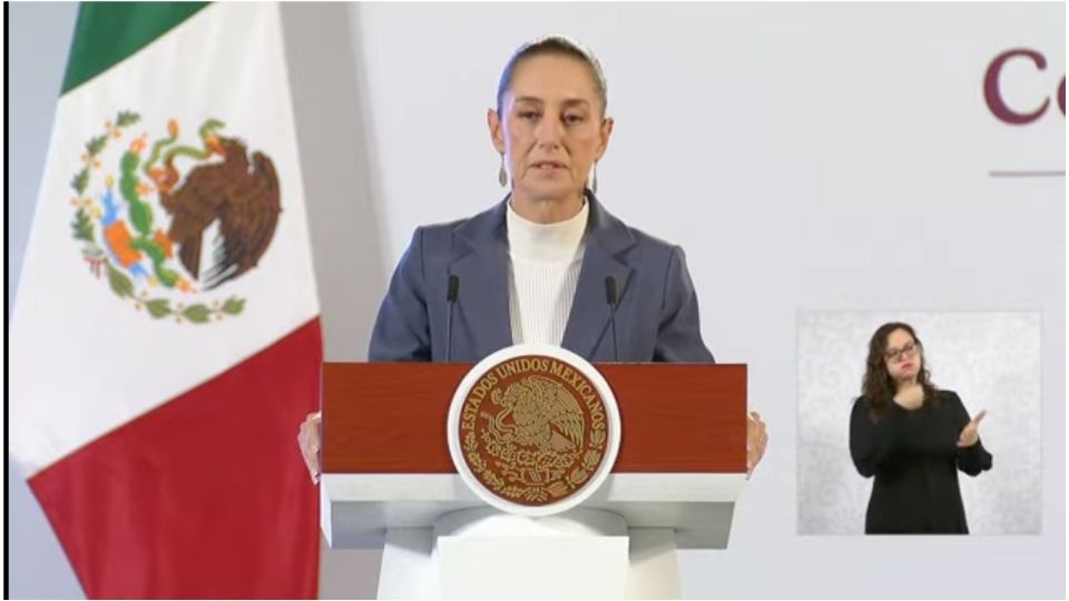 La presidenta de México Claudia Sheinbaum Pardo inició esta mañana con sus conferencias de prensa para el pueblo