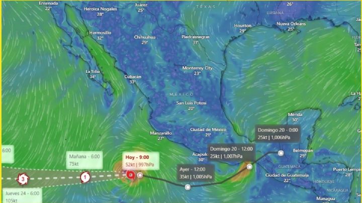 ¿La Tormenta Tropical Kristy se convertirá en huracán categoría 3? Esto dice el reporte del SMN