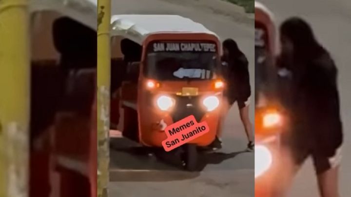 Mujer golpea a hombre para subirlo a mototaxi en OAXACA; video se viraliza