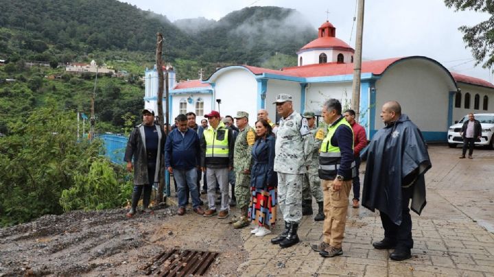 Evalúan riesgo de derrumbe en templo de Natividad, OAXACA, ante intensas lluvias