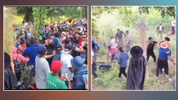 ¡Se descontroló! Se registra pelea campal en Muerteada de Guadalupe Etla, Oaxaca | VIDEO